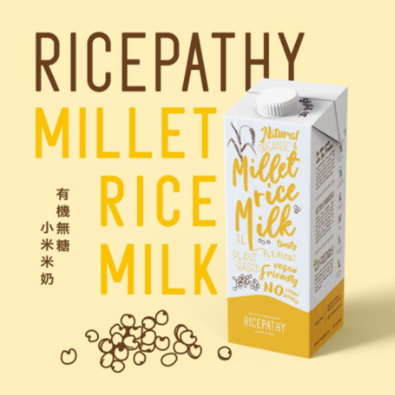 Organic Millet Rice Milk 1L - Slowood