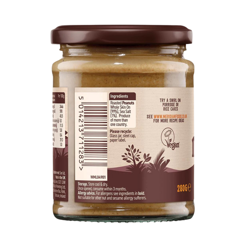 Smooth Peanut Butter with Sea Salt 280g