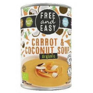 Organic Vegan Carrot & Coconut Soup 400g - Slowood