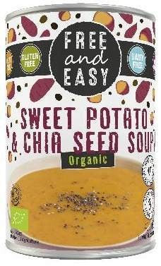 Organic Vegan Sweet Potato & Chia Seed Soup 400g - Slowood