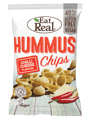 Hummus Chips - Chilli & Cheese 45g - Slowood