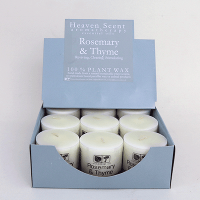 Rosemary & Thyme Essential Oil Candle - Slowood