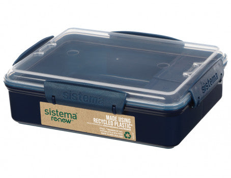 Recycled Plastic Box - Snack Attack Duo 975ml - Slowood