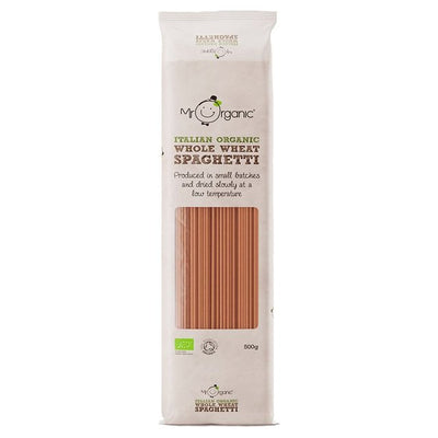 Organic Vegan Whole Wheat Spaghetti 500g - Slowood