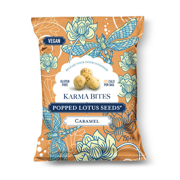 Caramel Popped Lotus Seeds 25g - Slowood