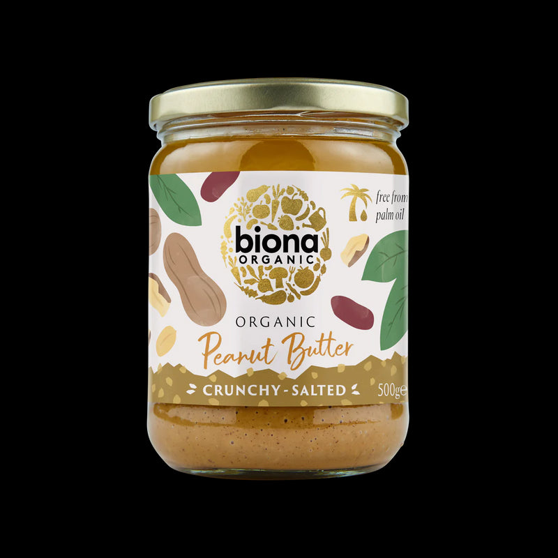 Organic Peanut Butter, Crunchy with Sea salt - Slowood