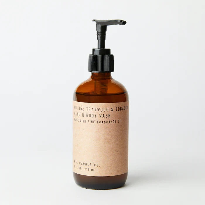 Hand & Body Wash  - Teakwood & Tobacco 8 oz