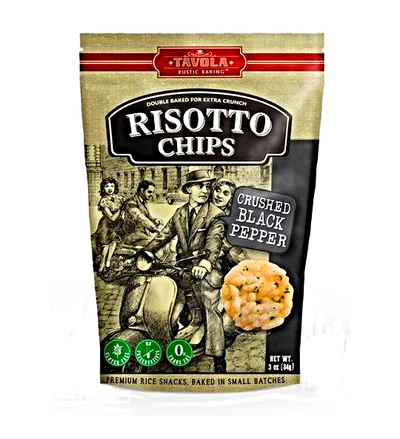 Risotto Chips -  Black Pepper - Slowood