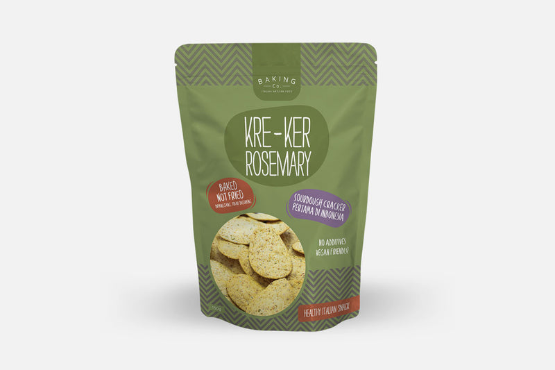 Sourdough Cracker - Rosemary 150g - Slowood
