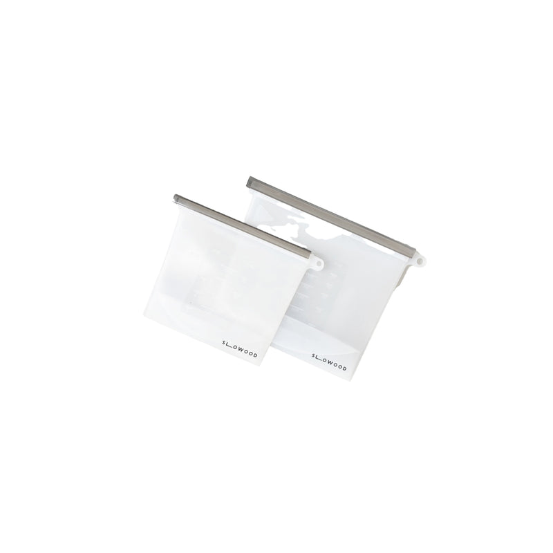 Reusable Silicone Zip Bag - S size (1000ml) - Slowood