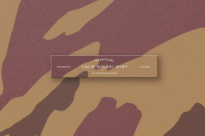 Calm Hinoki Mint (30 sticks & Holder) - Slowood