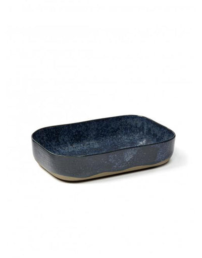 EXTRA DEEP PLATE MERCI N5  L 23x15 H5 BLUE/GREY - Slowood