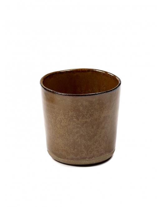 CUP MERCI N9  D7,4 H7,3 OCRE/BROWN
