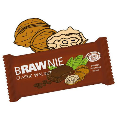 Brownie Classic Walnut - Vegan Gluten Free - Slowood