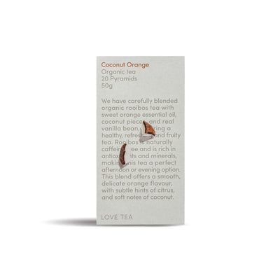 Coconut & Orange - 20 Pyramid bags - Slowood