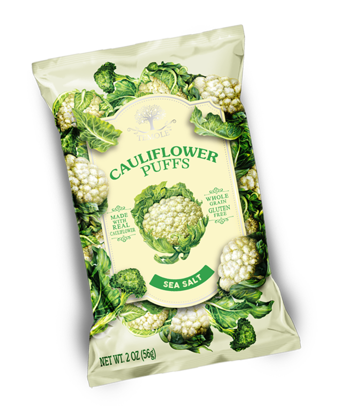 Cauliflower Puffs Sea Salt 56g - Slowood