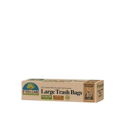 Recycled Polyethylene Plastic Trash Bags -  Large (30 Gal) - Slowood