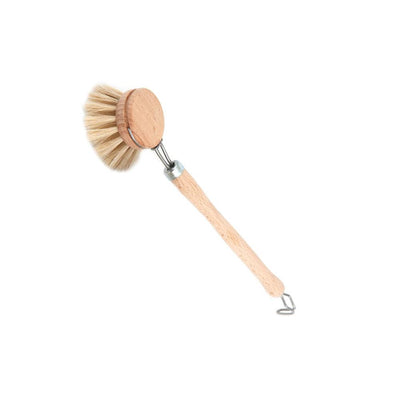 Refillable Dish Brush Everyday (Beech, Horse hair) - Slowood