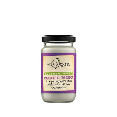 Organic Vegan Egg Free Garlic Mayo 180g - Slowood