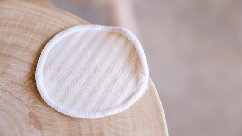 reusable organic colored cotton make up remover pads (8pcs)
