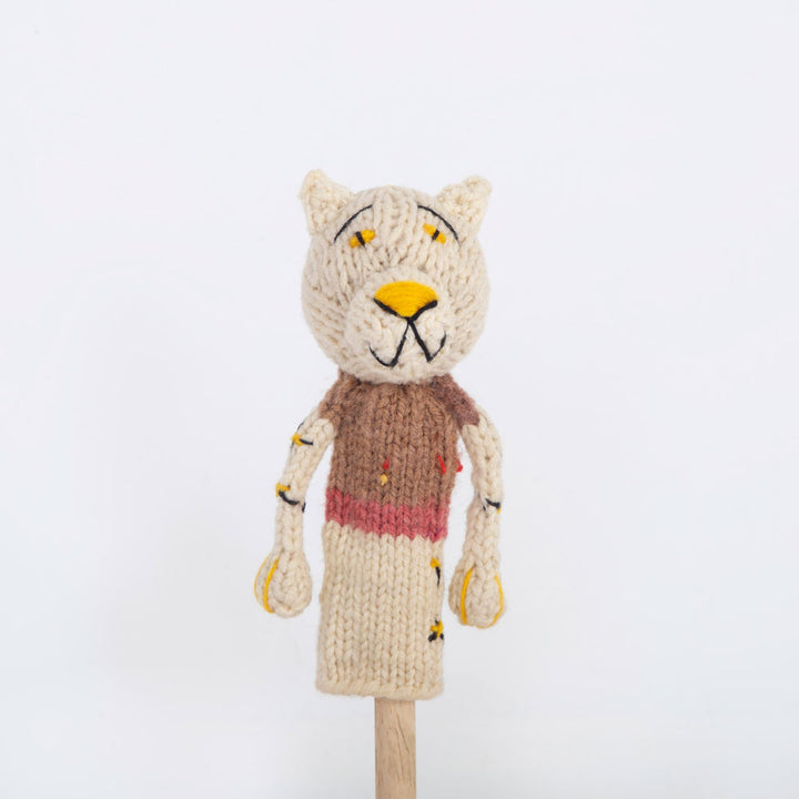 Farir Trade Handmade Finger Puppets - Leopard - Slowood