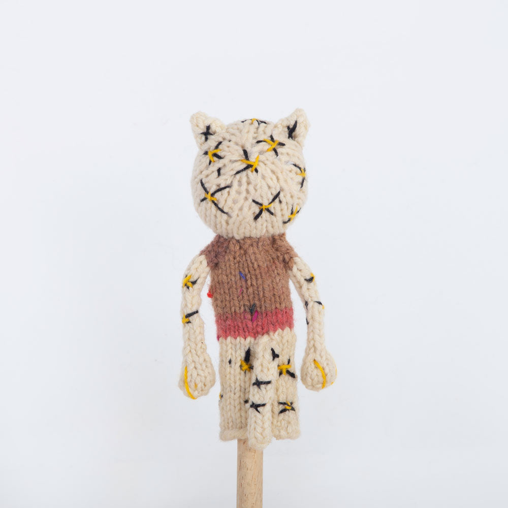 Farir Trade Handmade Finger Puppets - Leopard - Slowood