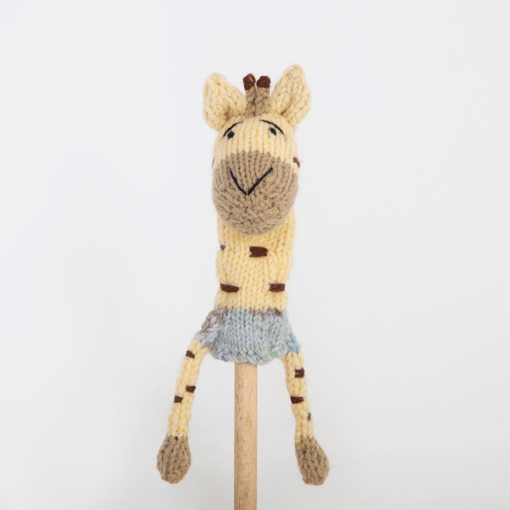 Farir Trade Handmade Finger Puppets - Giraffe - Slowood