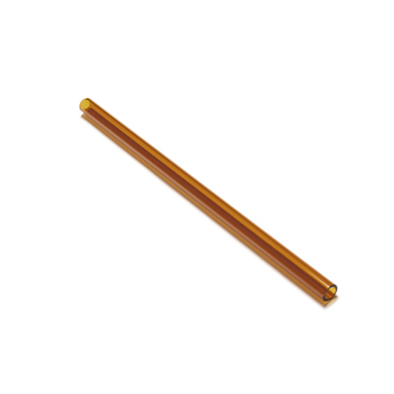 Orange Glass Straw 8mm*180mm - Slowood