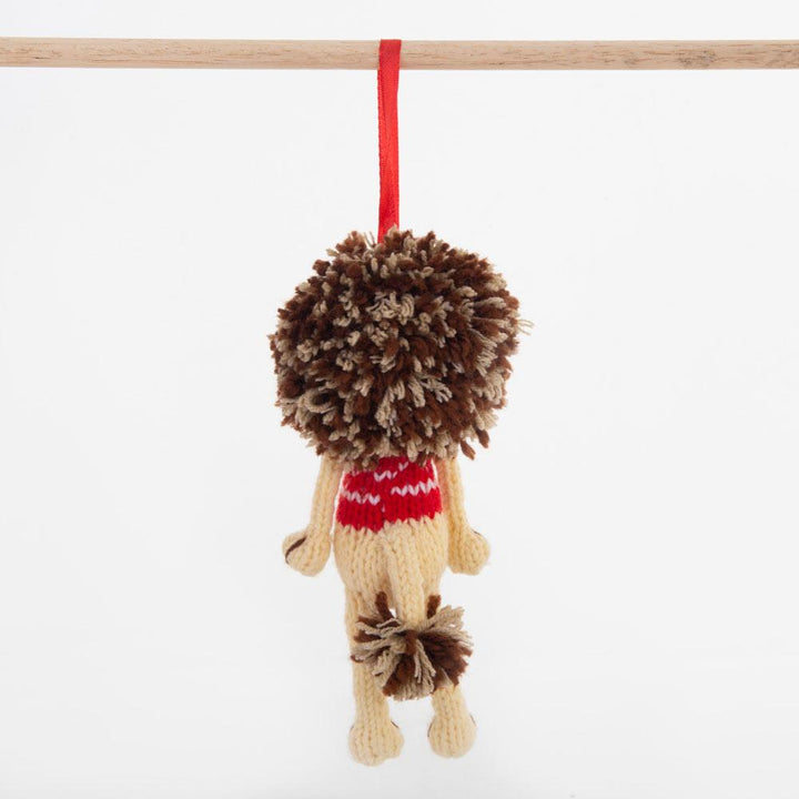 Fairtrade Christmas Decoration - Red Lion - Slowood