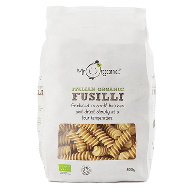 Organic Vegan Fusilli 500g - Slowood