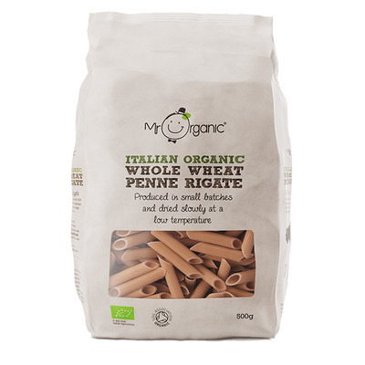 Organic Vegan Whole Wheat Penne 500g - Slowood