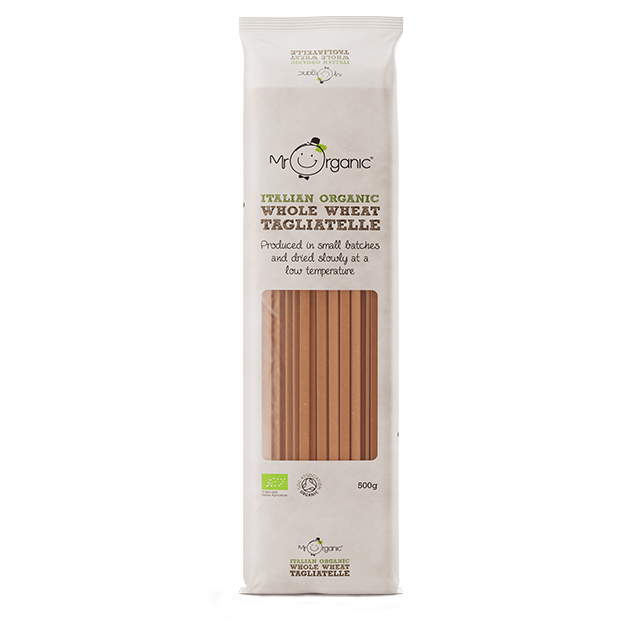 Organic Vegan Whole Wheat Tagliatell 500g - Slowood