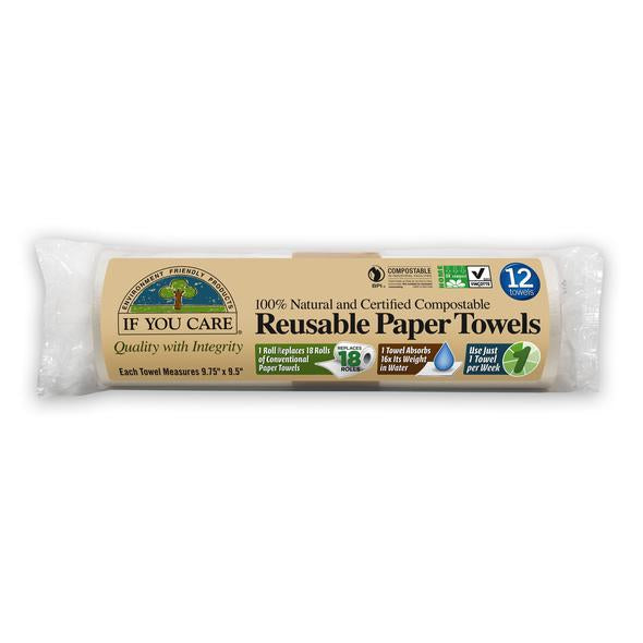 Certified Compostable Reusable Paper Towels - Slowood