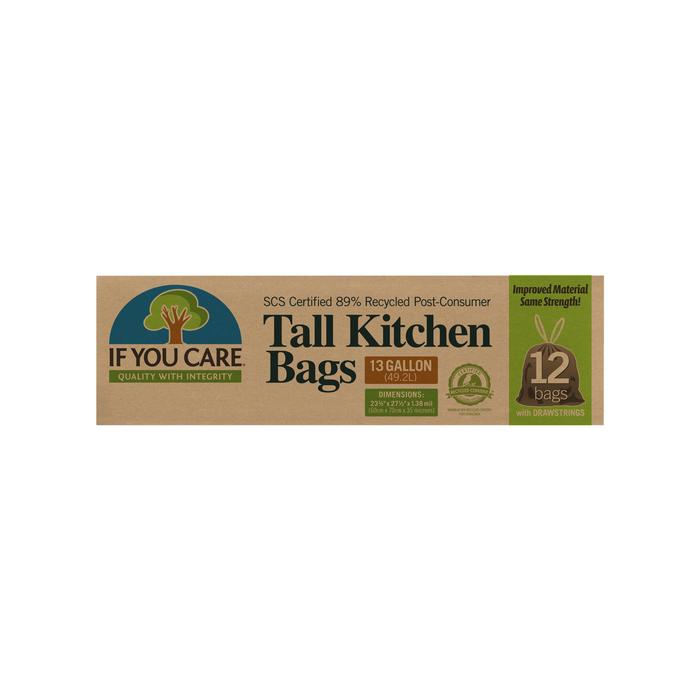 Recycled Polyethylene Plastic Tall Kitchen Bags (13 Gal) - Slowood
