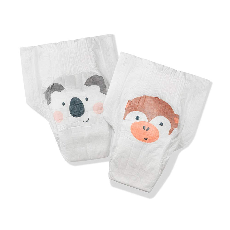 Biodegradable Nappies Size 5 (Koala & Monkey) - Slowood