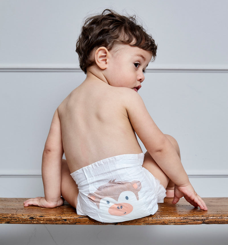 Biodegradable Nappies Size 5 (Koala & Monkey) - Slowood