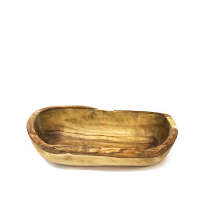 Olive Wood Natural Fruit Bowl 12.5" - Slowood