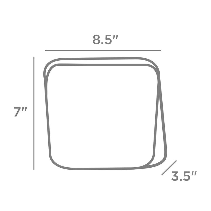 Reusable Silicone Stand-Up Bag (Clear) - Slowood