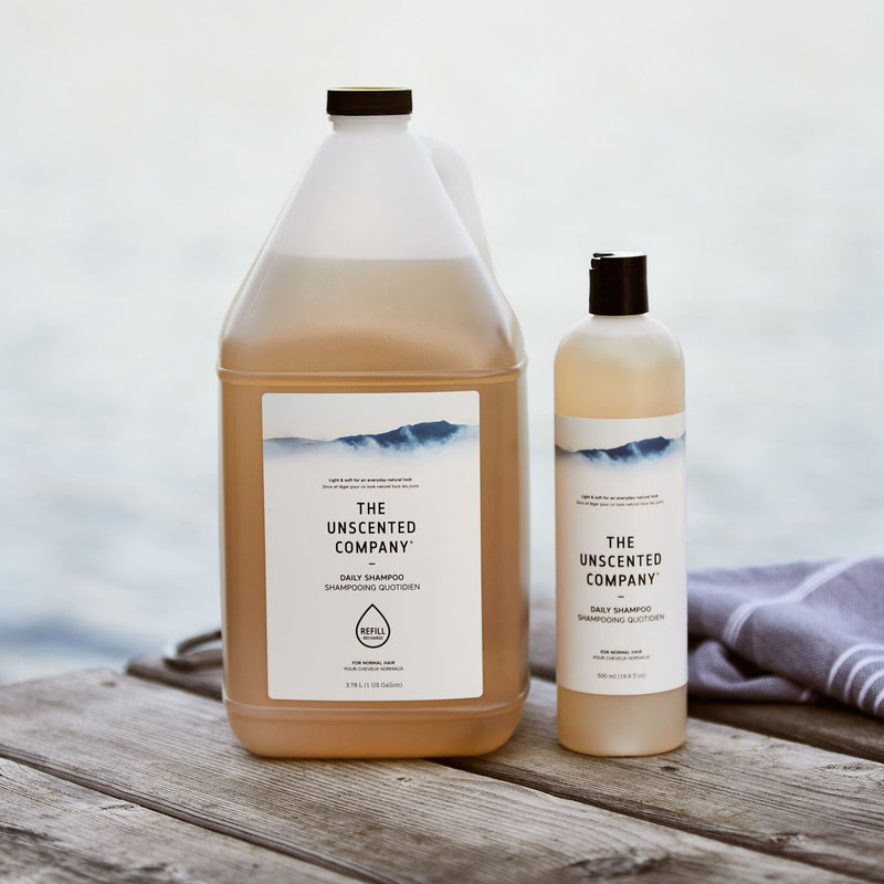 Unscented Co. | Daily Shampoo | 3.78L in refill bottle - Slowood