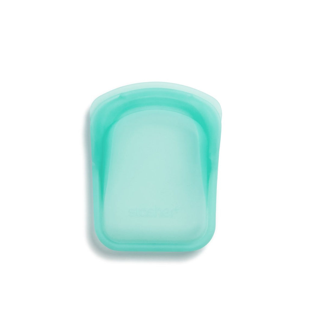 Reusable Silicone Pocket Bags (Clear + Aqua) - Slowood