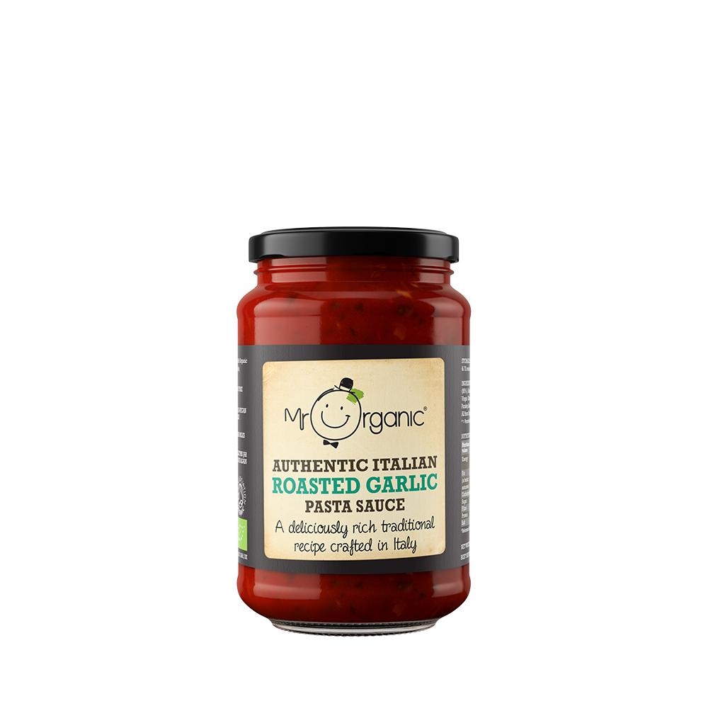 Organic Vegan Roasted Garlic Pasta Sauce 350g - Slowood