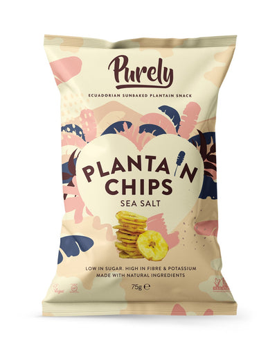 Plantain Chips Naturally Salted (75G) - Slowood