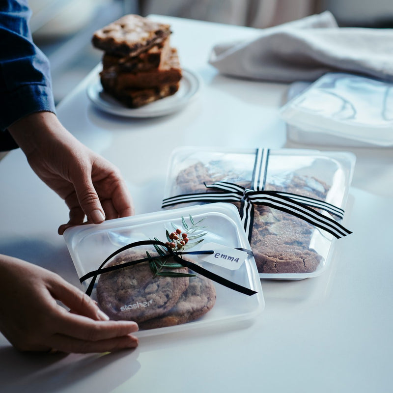 Reusable Silicone Sandwich Bag (Clear) - Slowood