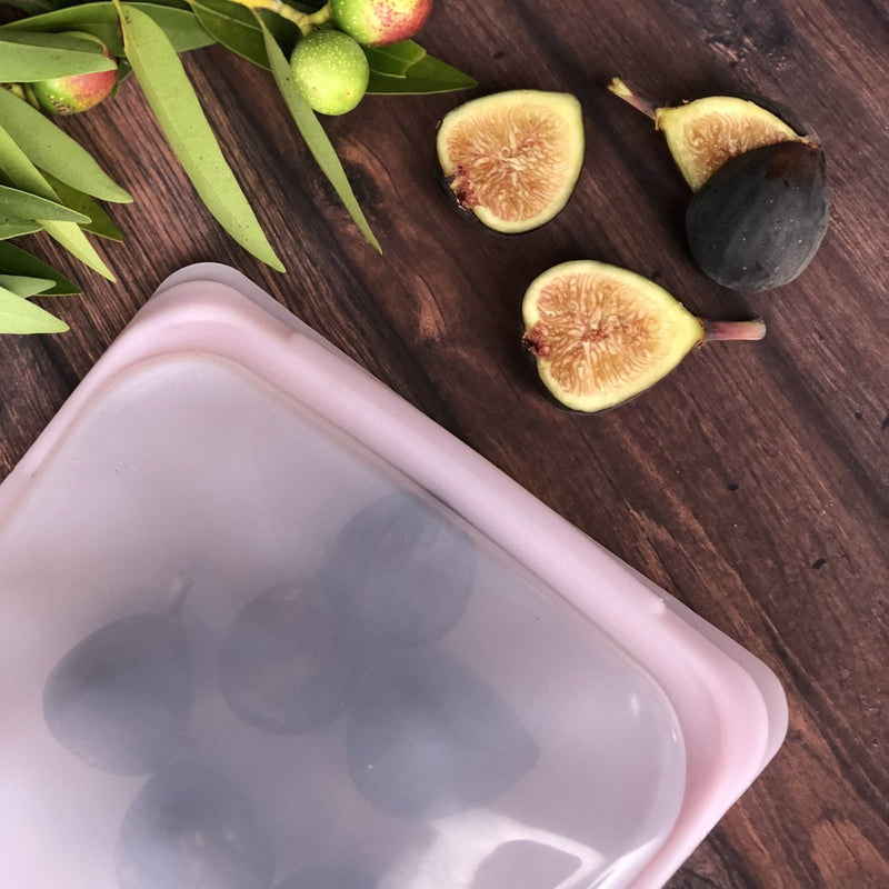 Reusable Silicone Sandwich Bag (Rose Quartz) - Slowood