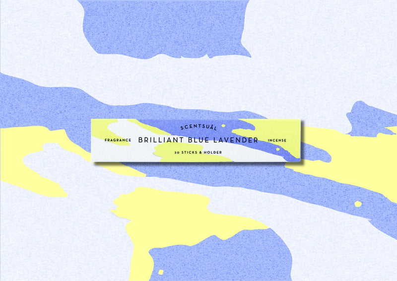 Brilliant Blue Lavender (30 sticks & Holder)