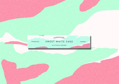 Sweet White Sage (30 sticks & Holder) - Slowood