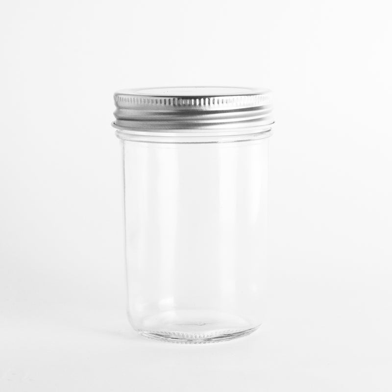 silver screw lid bottle 250ml