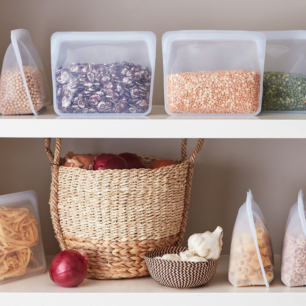 Reusable Silicone Stand-Up Bag (Clear) - Slowood