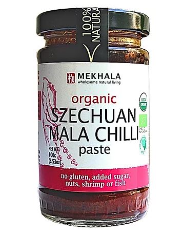 Organic Szechuan Mala Chili Paste 100g - Slowood