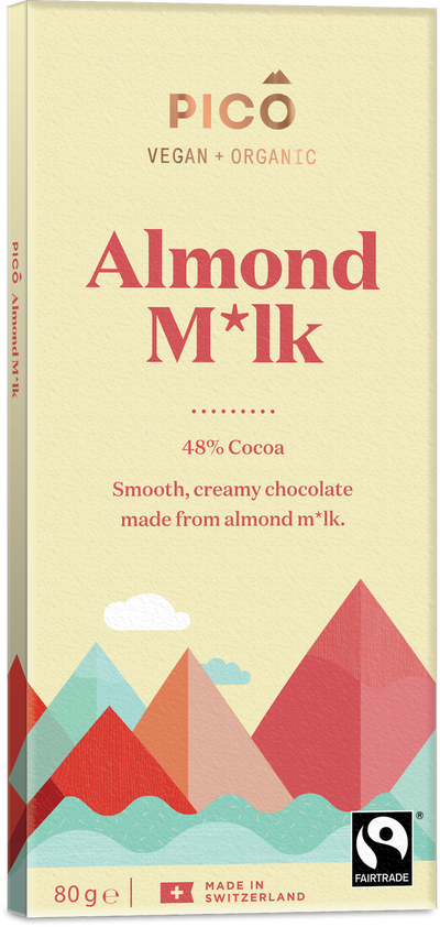 Organic Vegan Chocolate - Almond Milk - Slowood